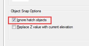 How to enable object snap to hatch
